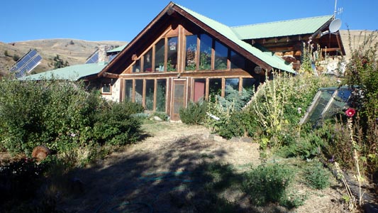 House and yard.