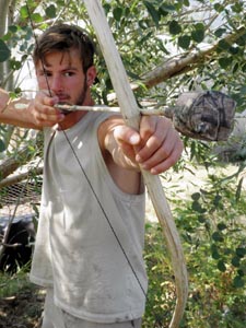 Foam-tipped arrow for bow and arrow wars.