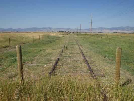 Potential rail trail, currently closed to public use.