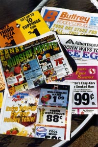 Newspaper advertisements.